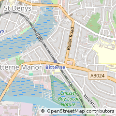 Map of Southampton, Hampshire