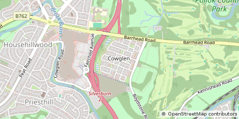 Map of Glasgow