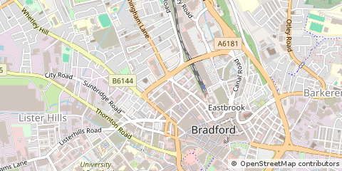 Map of Bradford