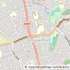 Map of Kingswinford, West Midlands
