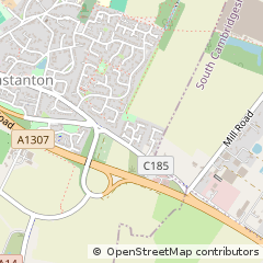 Map of Huntingdon, Cambridgeshire