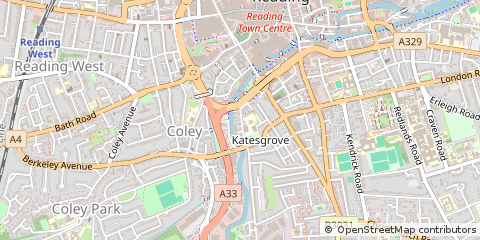 Map of Reading