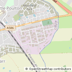 Map of Poulton-LE-Fylde
