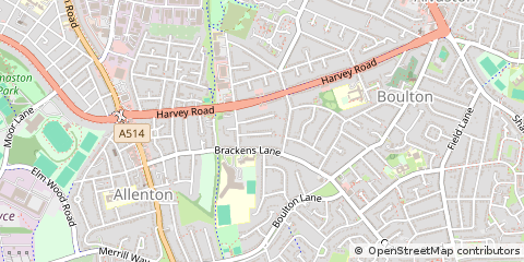 Map of Derby, Derbyshire