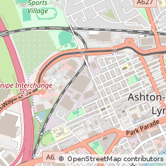 Map of Ashton-Under-Lyne, Ashton under Lyne