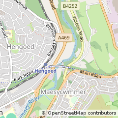 Map of Hengoed