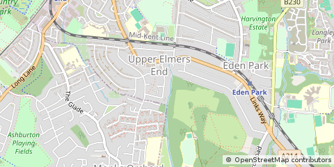 Map of Beckenham