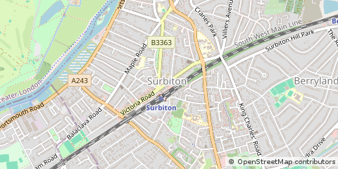 Map of Surbiton