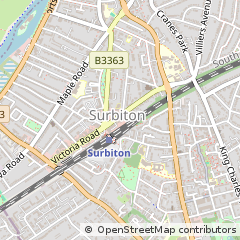 Map of Surbiton
