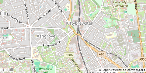 Map of Aberdeen
