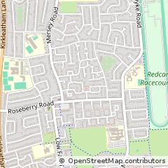 Map of Redcar, Cleveland