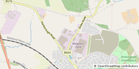 Map of Northamptonshire