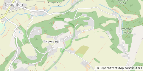 Map of Ross-on-WYE, Herefordshire