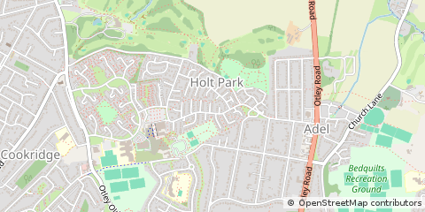 Map of Leeds