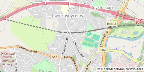 Map of Swansea