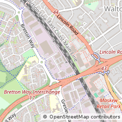 Map of Peterborough