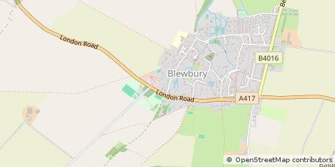 Map of Didcot, Oxfordshire