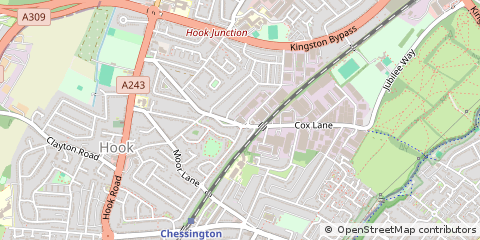 Map of Chessington