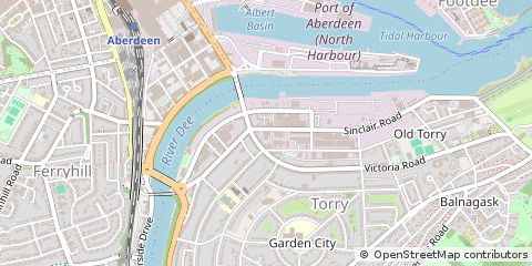 Map of Aberdeen