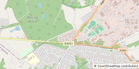 Map of Aldermaston, Berkshire