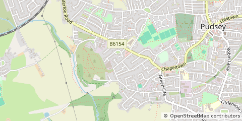 Map of West Yorkshire