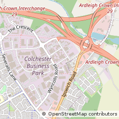 Map of Colchester, Essex