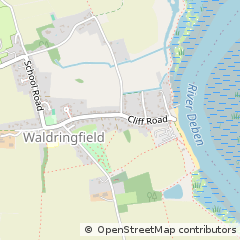 Map of Woodbridge, Suffolk