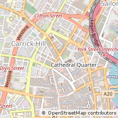 Map of Belfast