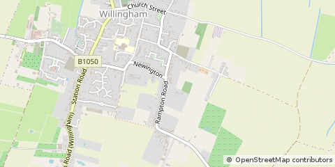 Map of Willingham, Cambridgeshire