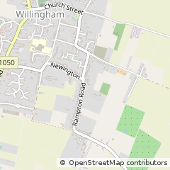 Map of Willingham, Cambridgeshire