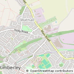 Map of Nottingham, Nottinghamshire