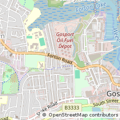 Map of Gosport, Hampshire