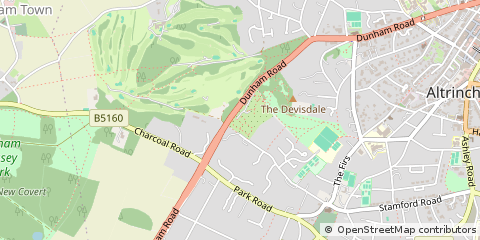 Map of Altrincham