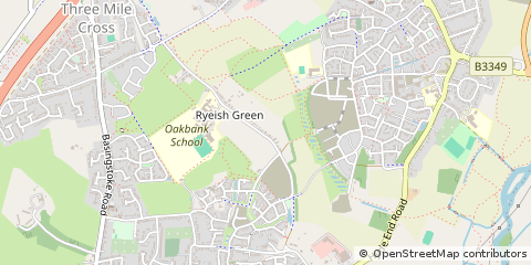 Map of Reading, Berkshire