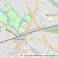Map of Feltham, London
