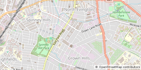 Map of Leicester