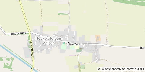 Map of Thetford, Norfolk