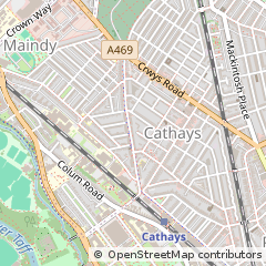 Map of Cardiff