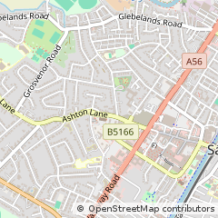 Map of Sale, Greater Manchester