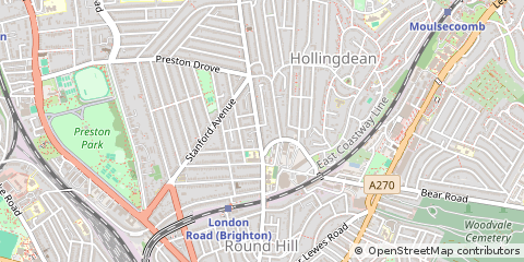 Map of Brighton