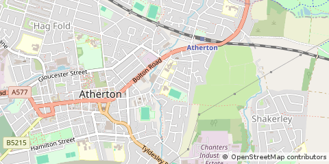 Map of Manchester, Atherton