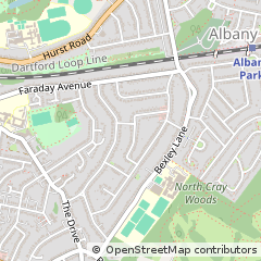 Map of Sidcup, Kent