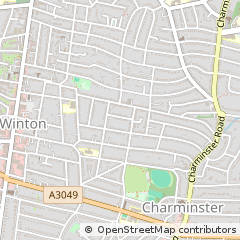 Map of Bournemouth, Dorset