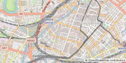 Map of Manchester, Greater Manchester
