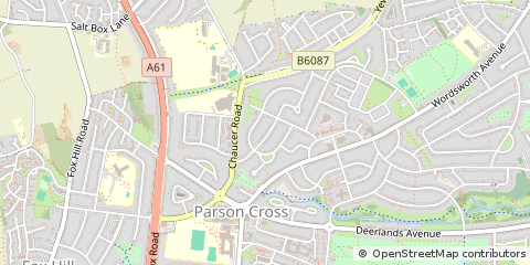 Map of Sheffield