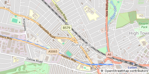 Map of Luton