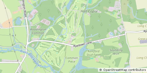 Map of East Wellow Romsey, Hampshire