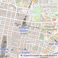 Map of Glasgow