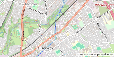 Map of Manchester