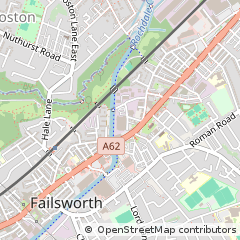 Map of Manchester